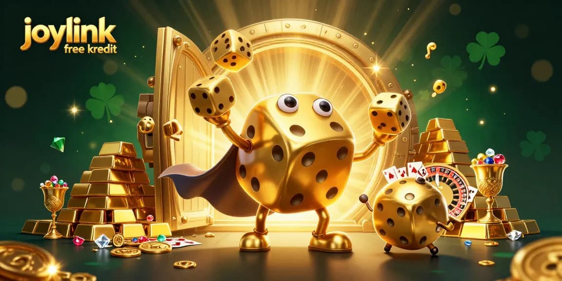 Spin to win with joylink free kredit and discover treasures in an animated casino world.