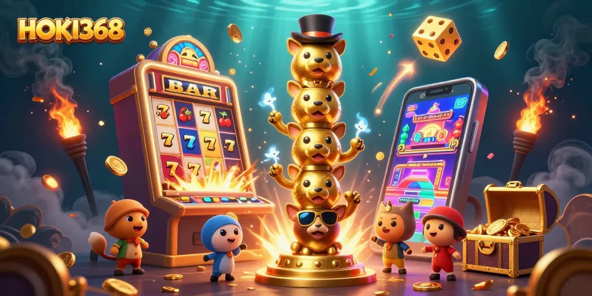 Experience thrilling wins with HOKI368's sensational slot games featuring vibrant symbols.
