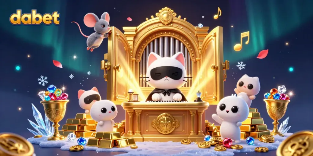Win big with dabet at this colorful casino scene featuring enchanting characters.
