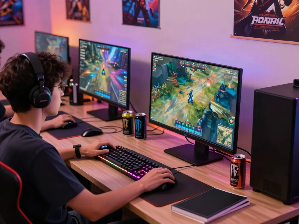 Immersive online gaming experience with fox88 interface on a desktop.