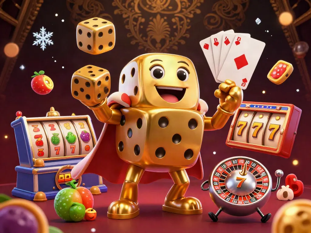 Experience thrilling slots action with TRANG CHỦ KK55 in this captivating 3D casino illustration showcasing dynamic winning elements.