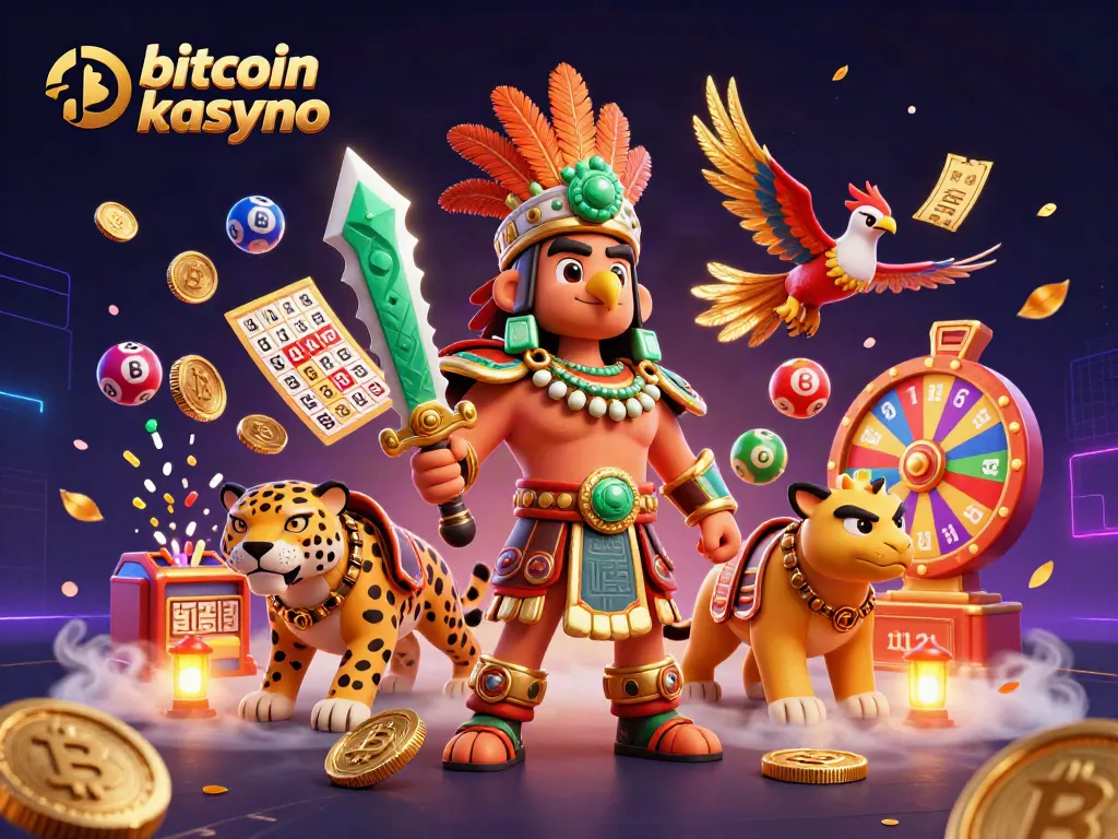 Experience the thrill of bitcoin kasyno with dynamic gaming elements and vibrant characters in a rich 3D scene.