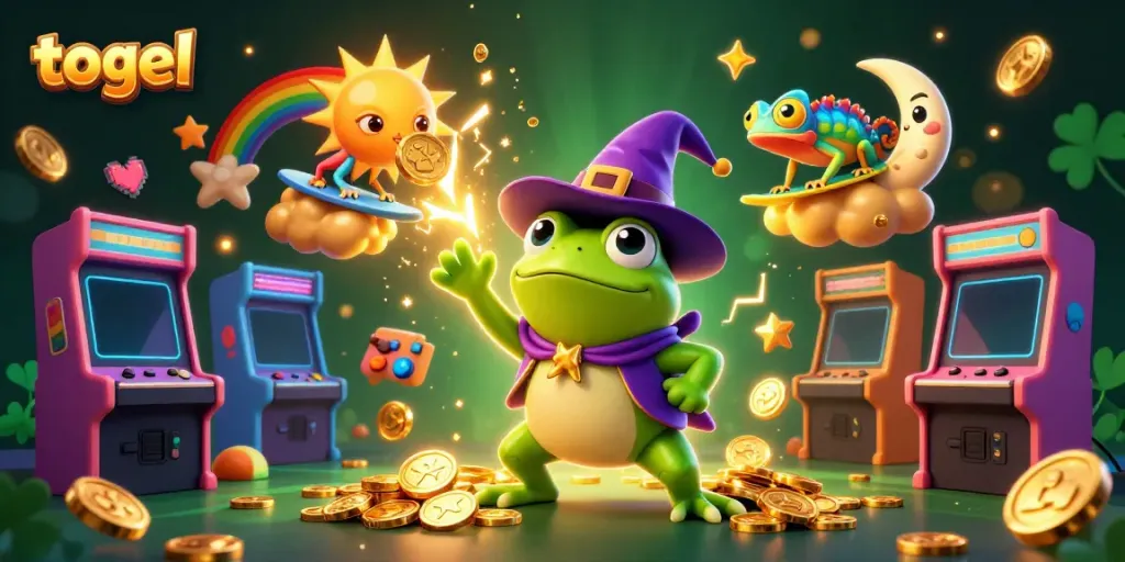 Menangkan togel dalam suasana penuh keberuntungan dengan gambar kartun 3D penuh warna.
