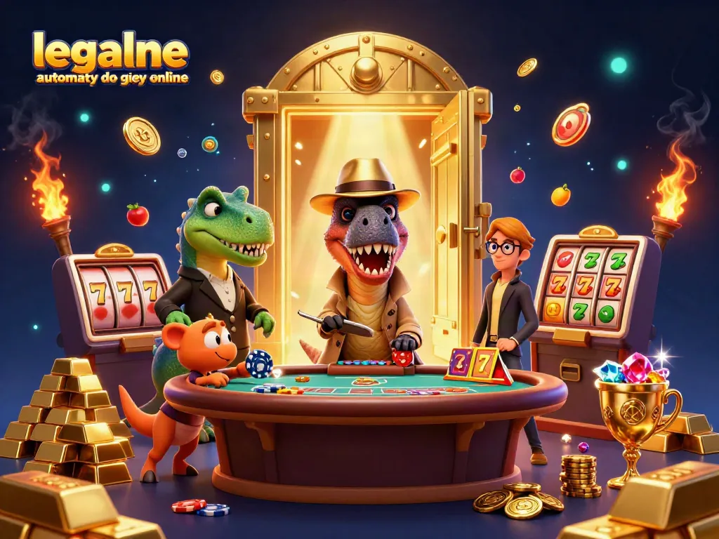 Spin the reels on legalne automaty do gier online with a velociraptor card counter and thrilling elements.