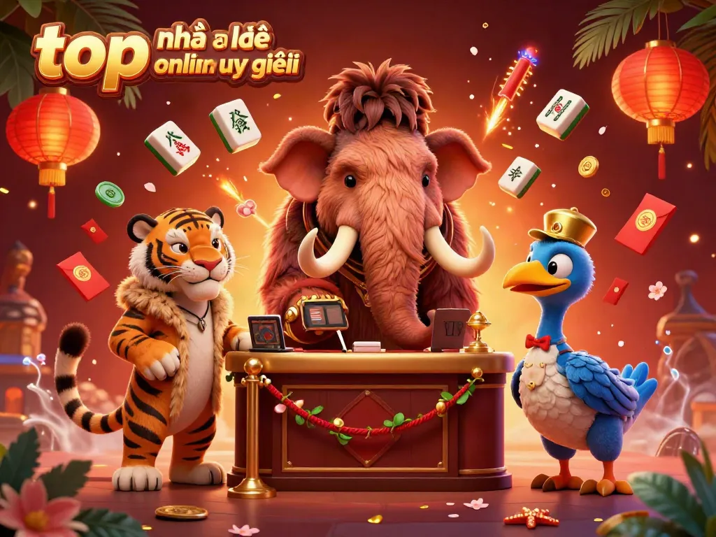 Experience the thrill of top 10 nhà cái lô đề online uy tín through this vibrant casino illustration.