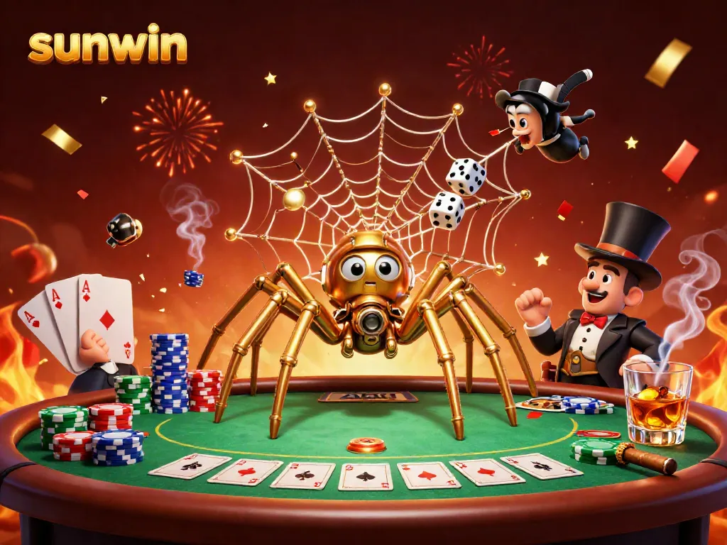 Experience thrilling gameplay with sunwin in a vivid steampunk casino scene