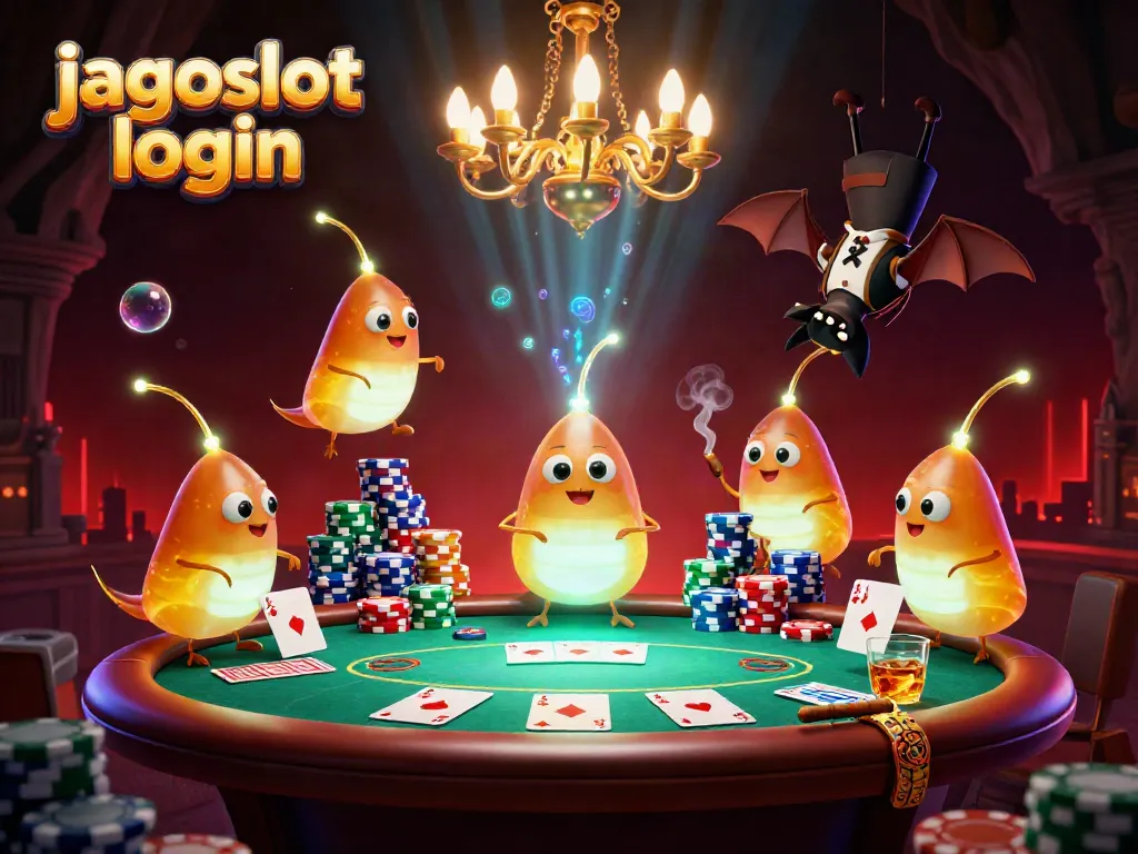 Gambarlah jagoslot login saat bermain poker di kasino yang diterangi cahaya glowworms