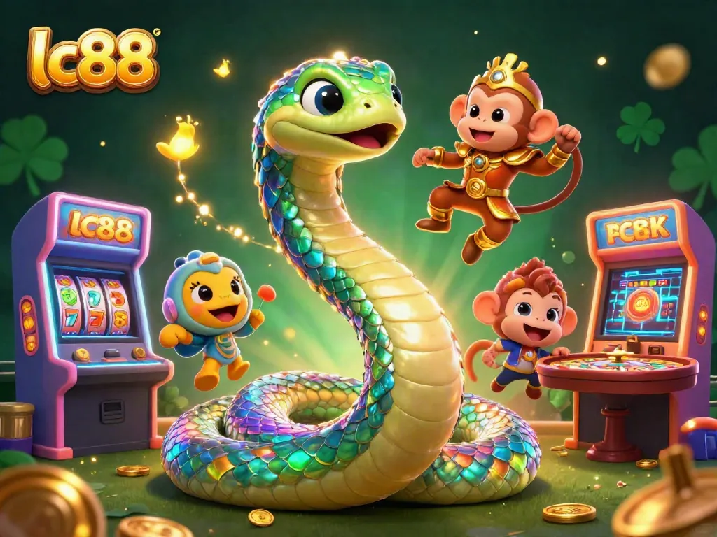 Engage in thrilling adventures at lc88 as the colorful serpent coils and the monkey king reigns over magical game machines.