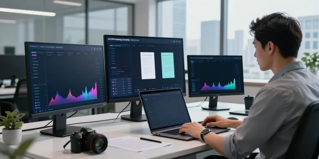 Dynamic financial workspace showcasing HYPE staking rewards analysis with live data.