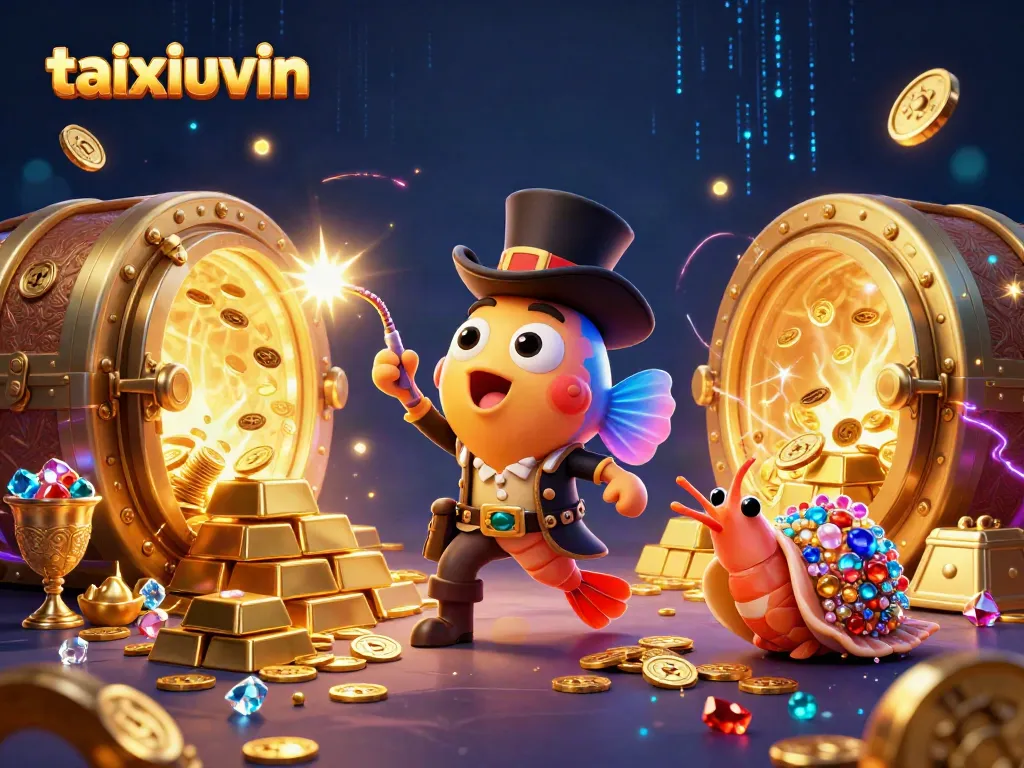 Experience exciting wins at taixiuvin with a deep-sea adventure featuring glowing treasures and vibrant casino elements.